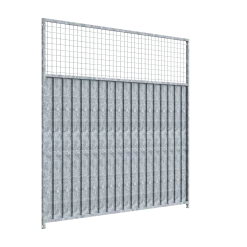 Panneau de chenil MKS - TOLES avec grillage 50 x 50 mm - 2 m x 1.84 m