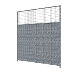 Panneau de chenil MKS - TOLES avec grillage 50 x 50 mm - 2 m x 1.84 m