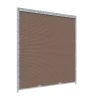 Panneau de chenil MKS - WPC brun - 2 m x 1.84 m