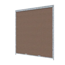 Panneau de chenil MKS - WPC brun - 2 m x 1.84 m