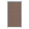 Panneau de chenil MKS - WPC brun- 1 m x 1.84 m