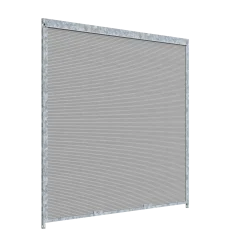 Panneau de chenil MKS - WPC gris - 2 m x 1.84 m