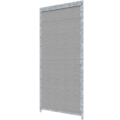 Panneau de chenil MKS - WPC gris - 1 m x 1.84 m