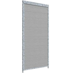 Panneau de chenil MKS - WPC gris - 1 m x 1.84 m