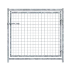 Panneau de facade (box d'attente), haut 0.95 x larg 1 m, panneau grillage avec porte