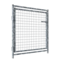 Panneau de facade (box d'attente), haut 0.95 x larg 1 m, panneau grillage avec porte