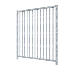 Panneau de parc à chiots MKS en barreaux 5 cm - 1 m x 0.95 m