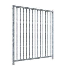 Panneau de parc à chiots MKS en barreaux 5 cm - 1 m x 0.95 m