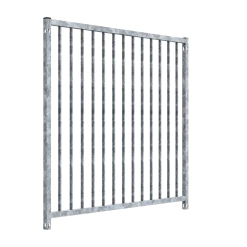 Panneau de parc à chiots MKS en barreaux 5 cm - 1 m x 0.95 m