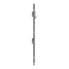 Panneau de parc à chiots MKS en barreaux 5 cm - 1 m x 0.95 m avec porte 3/4