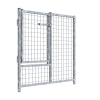Panneau de parc à chiots MKS en grillage 5x5 - 1 m x 0.95 m avec porte 3/4
