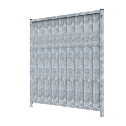 Panneau latéral / fond (box d'attente) haut 0.95 x larg 1 m - panneau tôlé