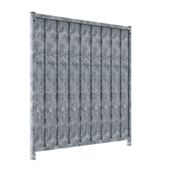 Panneau latéral / fond (box d'attente) haut 0.95 x larg 1 m - panneau tôlé