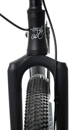Patinette Kickbike Cross 29 ER fourche carbone noir