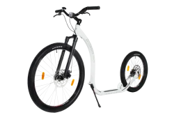 Patinette Kickbike Cross Fix Blanc