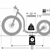 Patinette Kickbike FAT MAX noir