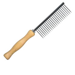 Peigne manche bois, Extra Large