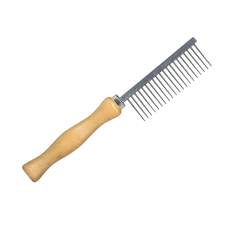 Peigne manche bois, Gros