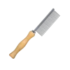 Peigne manche bois, Moyen