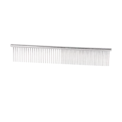 Peigne tout métal 19 cm, dents 2,5 cm