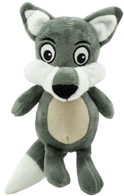 Peluche loup avec sqeauker