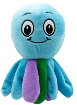 Peluche pieuvre avec squeaker
