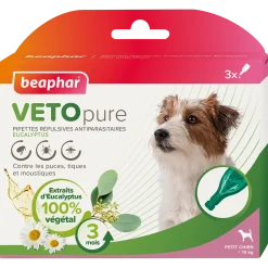 Pipette antiparasitaire vétonature - petit chien - 15 kg