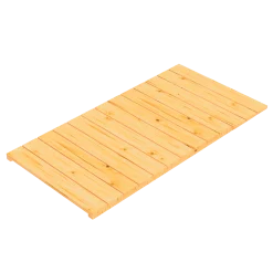 Plancher bois 1.95x 1 (découpe à droite pour cloison de 1.50 ouverte haut 45cm)