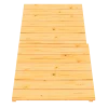Plancher bois 1.95x 1 m (découpe à droit pour cloison de 1m ouverte bas 1m)