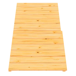 Plancher bois 1.95x 1 m (découpe à droit pour cloison de 1m ouverte bas 1m)