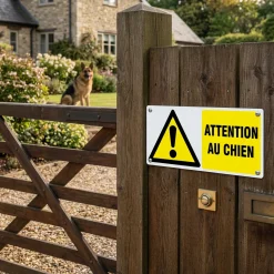 Plaque "Attention au chien"