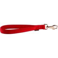 Poignée nylon double 25 mm, rouge