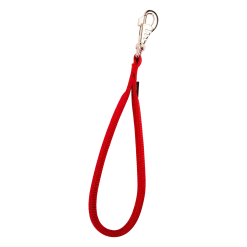 Poignée nylon double 25 mm, rouge
