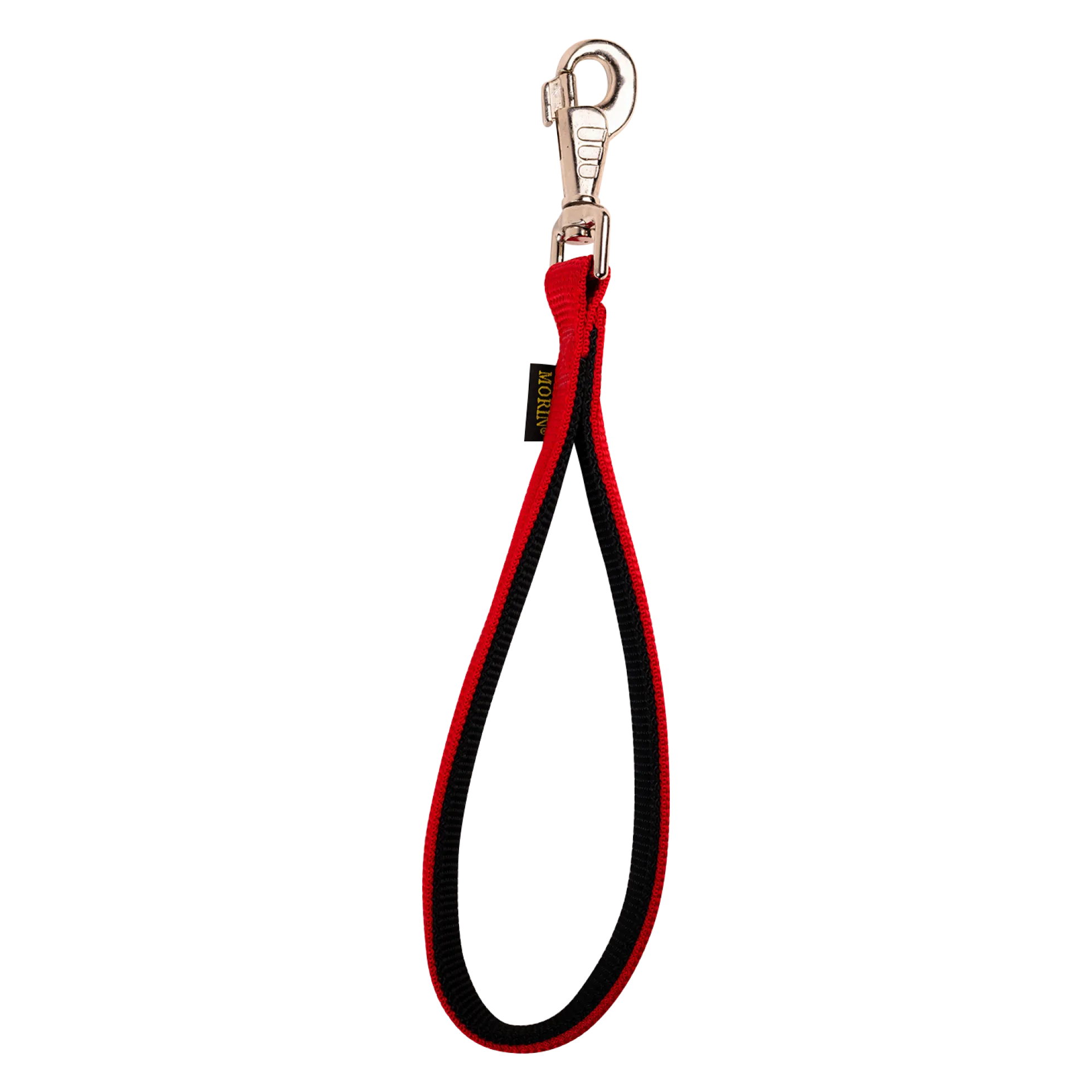 Poignée nylon double rembourée 25 mm, rouge