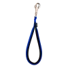 Poignée nylon double rembourée 25 mm, bleu