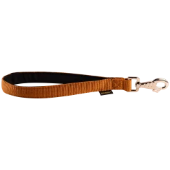 Poignée nylon double rembourée 25 mm, gold