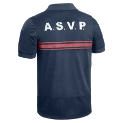 Polo ASVP PM ONE MC Bleu - S