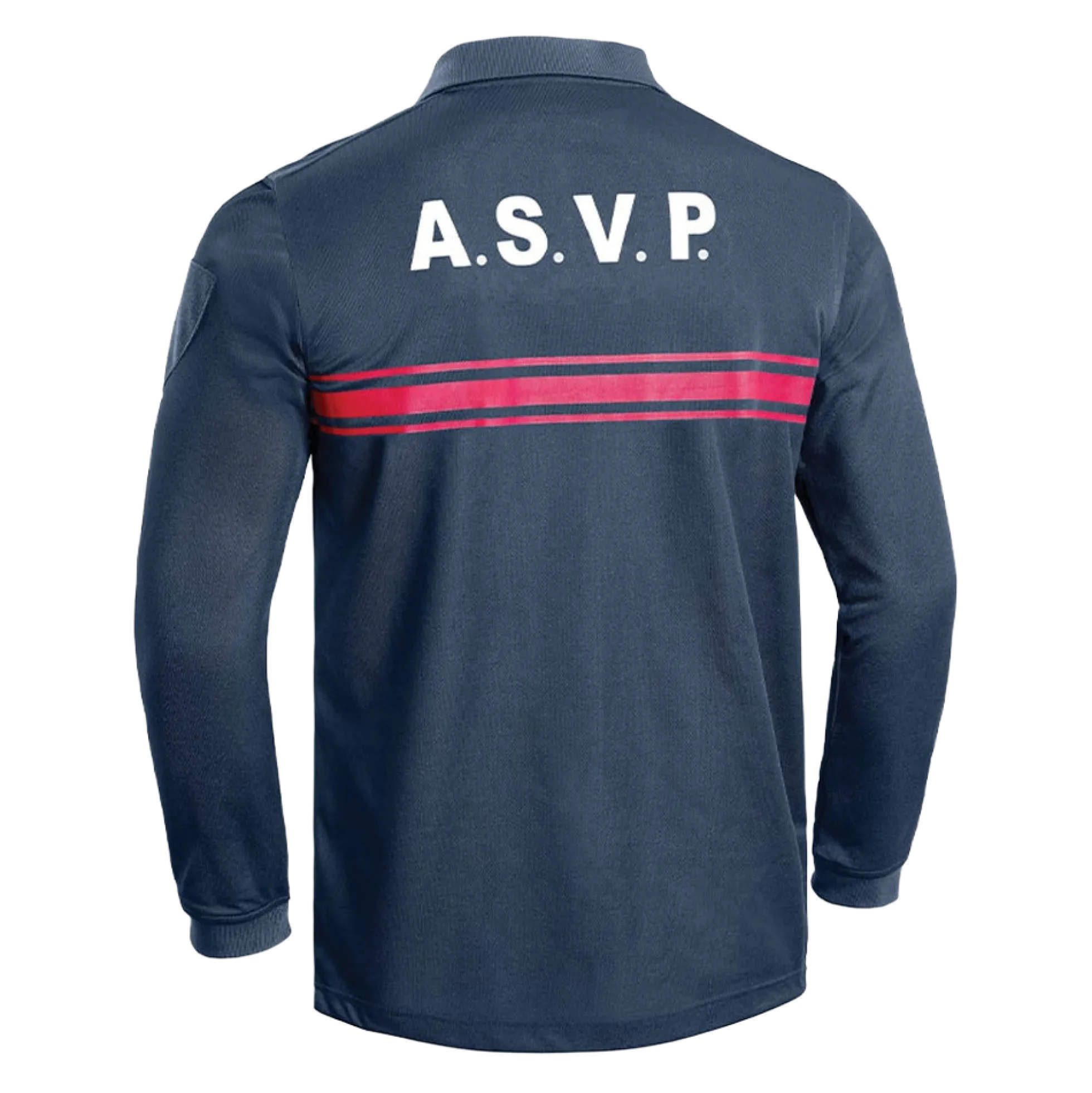 Polo ASVP PM ONE ML Bleu - S