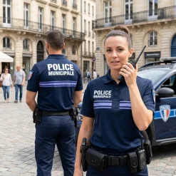 Polo Police Municipale GPB PM One Bleu - taille XXL