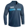 Polo Police Municipale PM One ML Bleu - XS