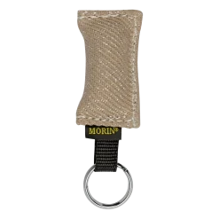 Porte clé mini boudin - gris clair