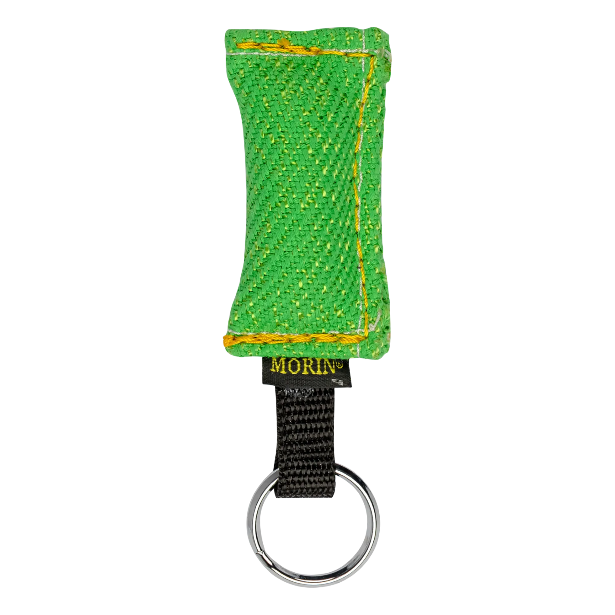 Porte clé mini boudin - vert fluo