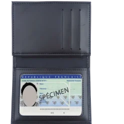 Porte feuille agent de securite privee 3 volets avec emplacement carte navigo