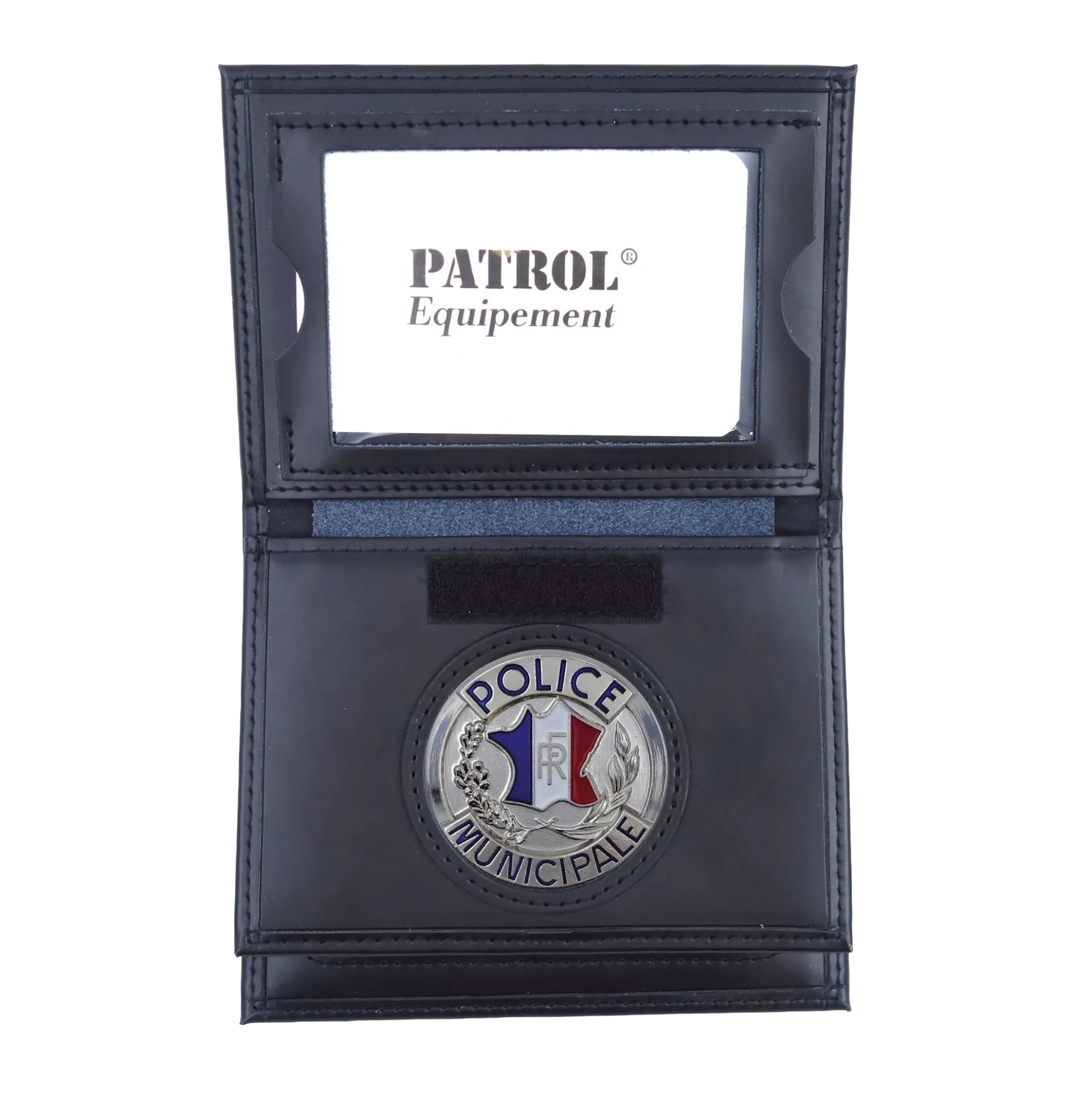 Porte feuille police municipale 3 volets avec emplacement carte navigo