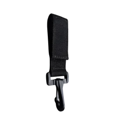 Porte mousqueton, noir