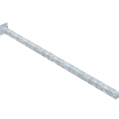 Poteaux 60 x 60 cm - 1.90 m avec platine 15 x 15