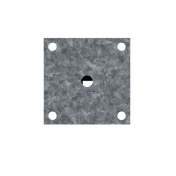 Poteaux 60 x 60 cm - 1.90 m avec platine 15 x 15