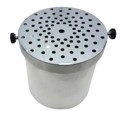 Pot Inox cynlindrique + couvercle