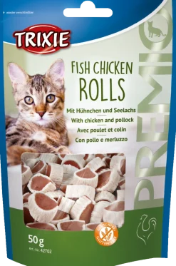Premio chicken fish rolls, 50 g