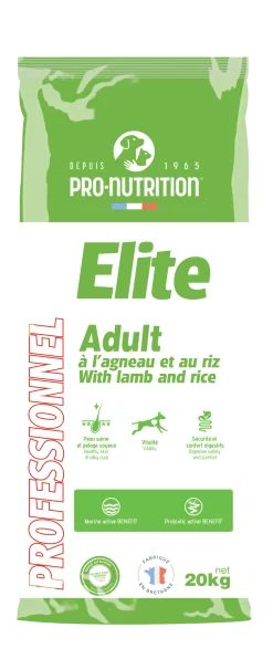 Pro-Nutrition Elite Sensible agneau et riz